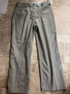 LOFT Straight Leg Pants in Light Gray with shimmer